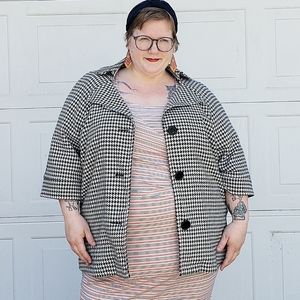 Worthington Women's Stretch houndstooth jacket